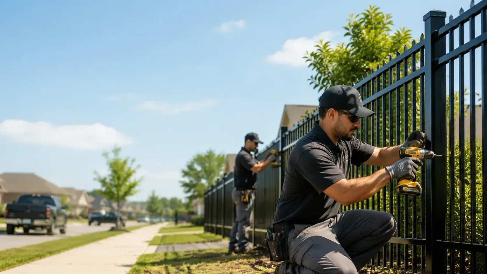 Metal Fence Installation in Towson, MD